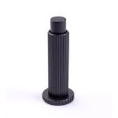 Kapı Stoperi Tamponu Çizgili Siyah Vidalı Metal Tutacağı Tutucu Kapı Arkası Duvar Kolu Stopu Takozu thumbnail 4