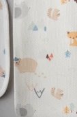 Bebitof My Baby Kumsal % 100 Coton 10 Lu Hastane Çıkışı Yeni Doğan Sevimli Orman Desenli Ekru 10082 - 2