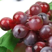 Nettenevime 2li Set Yapay Meyve Kırmızı Üzüm Süs Dekoratif Meyve 15CM thumbnail 5