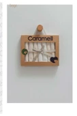 Caramell My Baby Kumsal %100 Coton 7li Bebek Ağız Silme Mendili Yeni Sezon sevimli Ayıcık Bej bk1471 - 3