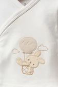 Bebitof My Baby Kumsal % 100 Coton 10 Lu Hastane Çıkışı Yeni Sevimli Balonlu Tavşan Desenli 10110 - 7