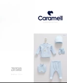 Caramell My Baby Kumsal % 100 Coton 5 li Hastane Çıkışı Mavi soft colour (yumuşak renkler) 1583 - 2