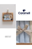 Caramell My Baby Kumsal %100 Coton 7li Bebek Ağız Silme Mendili Yeni Sezon Yumuşak Renkler Mavi 1957 - 3