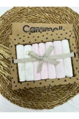 Caramell Pamuklu 7'li Bebek Mendili (YENİDOĞAN) Kuzu Desen 2025 1419 Pembe Mini Lmb - 3