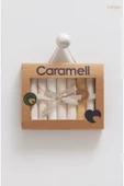 Caramell My Baby Kumsal %100 Coton 7li Bebek Ağız Silme Mendili Yeni Sezon Güzel Bebeğim bej 1842 - 1