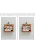 Caramell My Baby Kumsal %100 Coton 7li Bebek Ağız Silme Mendili Yeni Sezon Sevimli Tavşan 2 Li Paket 1491 - 2