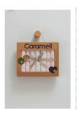 Caramell My Baby Kumsal %100 Coton 7li Bebek Ağız Silme Mendili Yeni Sezon Sevimli Tavşan Pembe 1491 - 1
