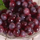 Nettenevime 2li Set Yapay Meyve Kırmızı Üzüm Süs Dekoratif Meyve 15CM thumbnail 2