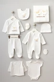 Bebitof My Baby Kumsal % 100 Coton 10 Lu Hastane Çıkışı Yeni Sevimli Kuzu Desenli 10120 - 1