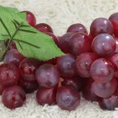 Nettenevime 2li Set Yapay Meyve Kırmızı Üzüm Süs Dekoratif Meyve 15CM thumbnail 6