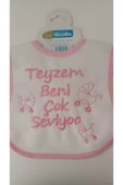 BUUDE My Baby Kumsal Su Geçirmez Teyzem Beni Çok Seviyor Baskılı Bebek Mama Önlüğü - 1