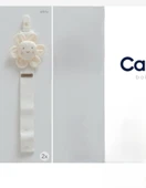 Caramell My Baby Kumsal Gülen Çiçek Emzik Askısı Ekru 2190 thumbnail 3