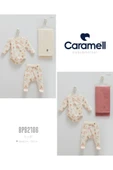 Caramell My Baby Kumsal Coton Body & Pantolon & Muslin Battaniye 3 lü Basic Set 2185 - 1