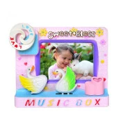 Fotoğraflı Kurmalı Kuğulu Müzik Kutusu thumbnail 1