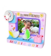 Fotoğraflı Kurmalı Kuğulu Müzik Kutusu thumbnail 2