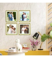 Yapışan Sök Tak Kare Çerçeve - Gold 3'Lü Paket thumbnail 1