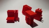 3D Karton Köşe / Bozuk Para 3D Dökün Montaj En Karton Plastik Aparat - 2