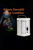 Süper Güçlü Güneş Enerjisi Ile Şarj Olabilen Solar Lamba Asılabilir Işıldak - 5