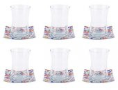 TANTİTONİ CAM ASORTİ 12 PARÇA ÇAY SETİ MINT SPRİNG - 2