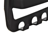 Asılabilir 3 Katlı Siyah Duş Rafı | Askılıklı Banyo Organizeri – Delmeden Montaj thumbnail 3