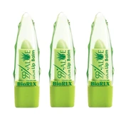 Biorlx %99 Aloe Vera Lip Balm 3,5 gr Renksiz Dudak Nemlendirici 3 Adet - 1