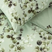 Taç Çift Kişilik Ranforce Nevresim Takımı Leif Yeşil thumbnail 2