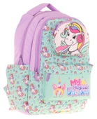 Kaukko Toys Kız Çocuk 3d Unicorn Şekilli İlkokul ve Günlük Sırt Çantası - Turkuaz - L5234 thumbnail 1