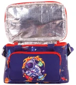 Kaukko Kids Thermo Isı Yalıtımlı Erkek Çocuk Astronot Baskılı Lacivert Kırmızı Beslenme Çantası L7267 (İki Bölmeli) thumbnail 3