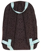 Kaukko Double Colors Üç Bölmeli Kız Çocuk Okul ve Günlük Sırt Çantası - Siyah Turkuaz - K1835 thumbnail 3