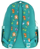 Kaukko Toys Erkek Çocuk 3D Aslan Şekilli İlkokul ve Günlük Sırt Çantası - Yeşil - L5254 thumbnail 3