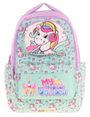 Kaukko Toys Kız Çocuk 3d Unicorn Şekilli İlkokul ve Günlük Sırt Çantası - Turkuaz - L5234 thumbnail 2