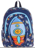 Kaukko Kids Üç Gözlü (Erkek Çocuk) Okul Sırt Çantası (Roket Detaylı) - L5260 thumbnail 2