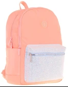 Kaukko Bright Kız Çocuk Taşlı Somon Üç Bölmeli Okul Çantası - K1810 thumbnail 1