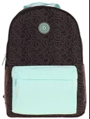 Kaukko Double Colors Üç Bölmeli Kız Çocuk Okul ve Günlük Sırt Çantası - Siyah Turkuaz - K1835 thumbnail 2