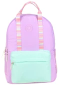 Kaukko K1764 Kız Çocuk/Kadın (Mor Yeşil - Çift Renk) Okul ve Günlük Sırt Çantası thumbnail 2