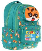 Kaukko Toys Erkek Çocuk 3D Aslan Şekilli İlkokul ve Günlük Sırt Çantası - Yeşil - L5254 thumbnail 1