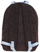 Kaukko Double Colors Üç Bölmeli Kız Çocuk Okul ve Günlük Sırt Çantası - Siyah Mavi - K1839 thumbnail 3