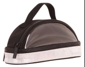 Kaukko Crescent Taşıma Saplı Kız Çocuk İki Gözlü Kalemlik - Siyah, Şeffaf Cepli - K2724 thumbnail 1