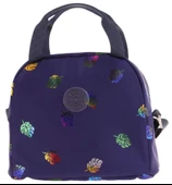 Kaukko Kız Çocuklarına Özel Lacivert Yaprak Baskılı Beslenme Çantası (Isı Yalıtımlı) (K9053) thumbnail 2