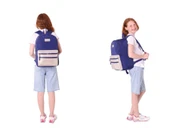 Kaukko Magic Dreams Okul Sırt Çantası ve Şeffaf Kalem Çantası Seti - Kız Çocuk - Lacivert thumbnail 4