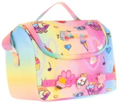 Kaukko Kids Isı Yalıtımlı, Silikon Aksesuarlı Beslenme Çantası - Mavi Sarı - Kız Çocuk - L7244 thumbnail 1