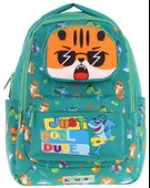 Kaukko Toys Erkek Çocuk 3D Aslan Şekilli İlkokul ve Günlük Sırt Çantası - Yeşil - L5254 thumbnail 2