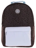 Kaukko Double Colors Üç Bölmeli Kız Çocuk Okul ve Günlük Sırt Çantası - Siyah Mavi - K1839 thumbnail 2