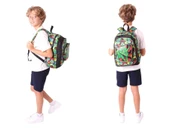 Kaukko Kids 3D Gergedan Detaylı Okul Çantası (L5263) ve Thermo Beslenme Çantası (L7263) Seti - Erkek Çocuk thumbnail 3