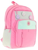 Kauko Holiday Kız Çocuk Altı Bölmeli Rozetli Okul Sırt Çantası - Pembe - K1828 thumbnail 1