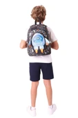 Kaukko Kids Üç Gözlü (Erkek Çocuk) Okul Sırt Çantası (3D Roket Detaylı) - L5264 thumbnail 6