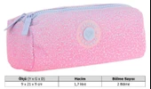Kaukko İki Bölmeli Kız Çocuk Okul Kalem Çantası - Pembe - K2714 - 3