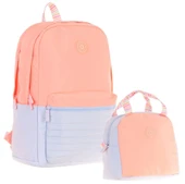 Kaukko Quick Somon Kapitone Detaylı Okul Çantası ve Isı Yalıtımlı Beslenme Seti - Kız Çocuk thumbnail 1
