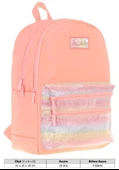 Kaukko Magic Dreams Kız Çocuk Dört Bölmeli Somon Okul Sırt Çantası (İlkokul+Ortaokul) - K1818 thumbnail 3