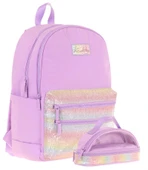Kaukko Magic Dreams Okul Sırt Çantası ve Şeffaf Kalem Çantası Seti - Kız Çocuk - Pembe Çok Renkli thumbnail 1